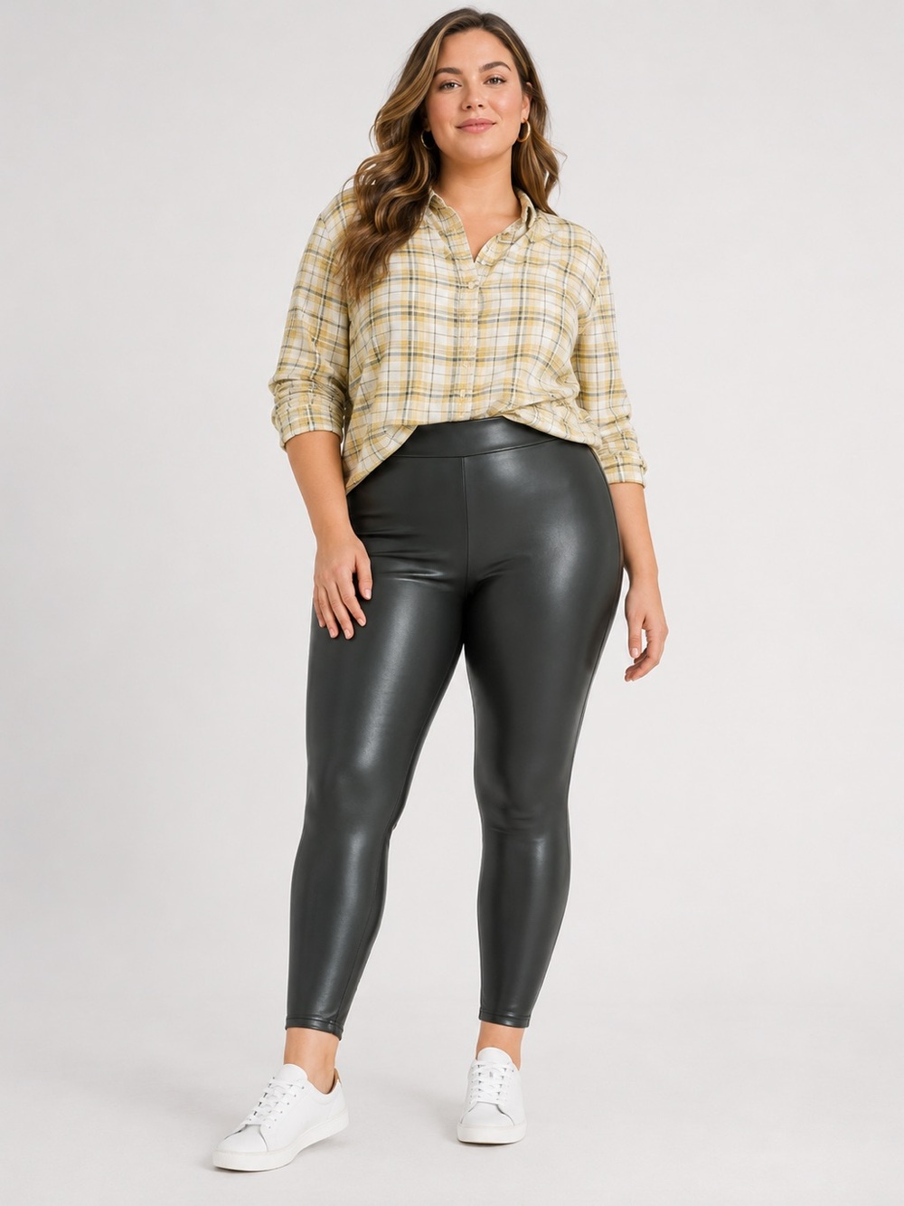Loft High-Rise Faux Leather Leggings